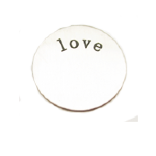 Locket Disc Love rvs